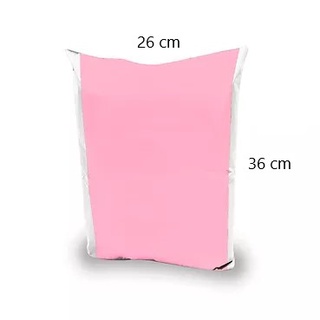 Envelopes Saco Plástico Segurança Sedex Correios 26x36 Embalagem - 20 Unidades Rosa Bebe