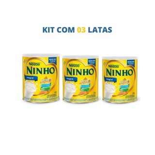 Kit Leite em Pó Ninho Integral 400g c/ 3 unidades
