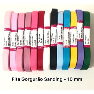 Fita Gorgurão Sanding 10 mm (Rolo 10 metros ) Pronta Entrega (parte 1)