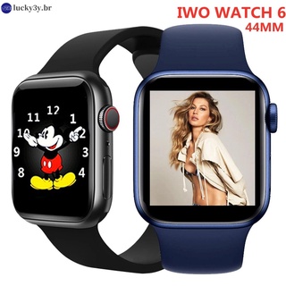 IWO 13 T500 Smartwatch IP67 Série 6 DIY Rosto Relógio À Prova D'água 1.44 Polegada Chamada Telefone Da Frequência Cardíaca