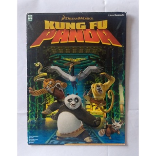 Álbum de figurinhas Kung Fu Panda - Incompleto