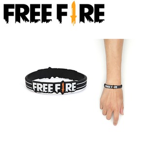 Pulseira Free Fire Logo Alien Legal Personalizado Aces Só Preto (1)