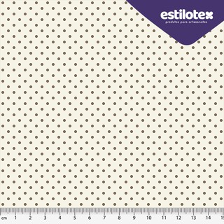 Tecido Tricoline Poá 100% algodão - 25cm x 1.50m (3)
