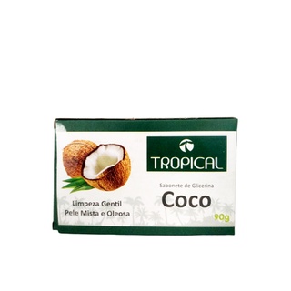 #1 unidade sabonete de glicerina coco tropical//