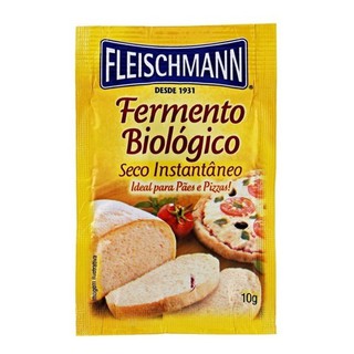 10 Unidades Fermento Biolgico Instantâneo Fleischmann 10g