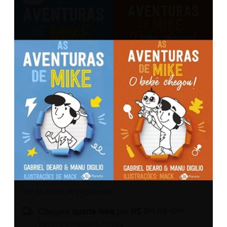 Livro As Aventuras de Mike - Kit com Volumes 1 e 2 - Novo Lacrado (4)