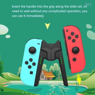 WIS Controller Left & Right Charging Grip V-Shaped Wireless Game Handle Compatible with Switch Joy-con, Fast Charge While Playing