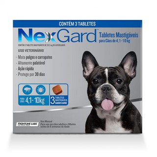 Nexgard Antipulgas E Carrapatos Cães 4 A 10kg Com 3 Tabletes (2)