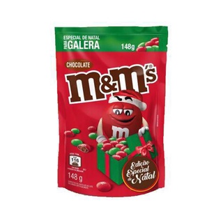 Chocolate Confeito M&M MMS MM S ao Leite AMENDOIM ESPECIAL NATAL Mars