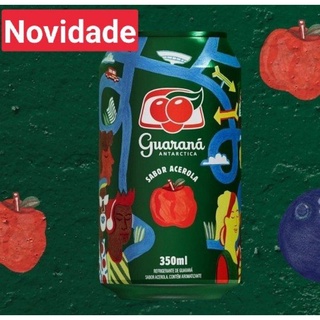 Guaraná Antárctica Sabor Acerola Lata 350 ml (1)