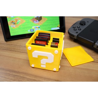 Porta Cartão SD - Porta Cartucho 3DS / Nintendo Switch - Mario - Bloco Super Mario