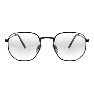 Armação de Oculos de Sol Hexagonal Grau Feminino Masculino Vintage Blogueiras Preto