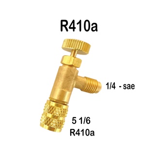 Válvula Controle De Fluido Refrigeração Modelo 1/4 = R410a para manifold