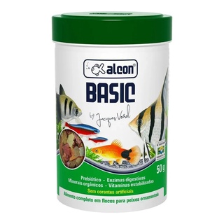 Ração Alcon Basic 50g Alimento Peixes Ornamentais