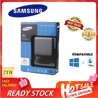 【Estoque pronto】Samsung M3 2TB Externo Disko Harddisk Usb 3.0 De 2tb Hd Externo Para-M3 Hardisk (1)