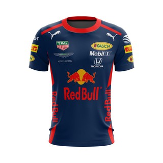 Camiseta Esporte Fórmula 1 - Uniforme f1 - Redbull