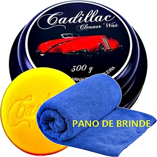Cera De Carnauba Limpadora Automotiva Carros Cleaner Wax 300g Cadillac Com aplicador