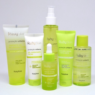 Linha Ruby Skin Care Proteção Urbana kit c/6 itens - Ruby Rose KIT