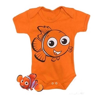 Body Tematico Nemo Bebe Infantil Menino e Menina / Fantasia Mesversario