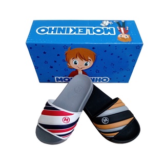 Chinelo Infantil Masculino Slide Molekinho Original Confortável e Leve Promoção Barato chinelo infantil 34 MO24