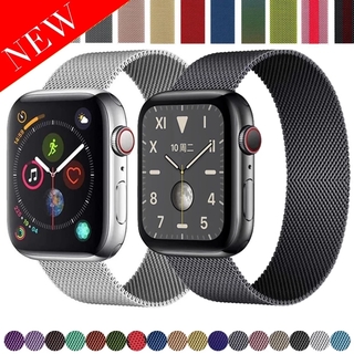 Pulseira de Aço Milanese 42/44MM Compativel Apple Watch Smartwatch Iwo 8 9 10 11 12 w26 New 26 T500 T5 Pró Plus Milanesa (1)