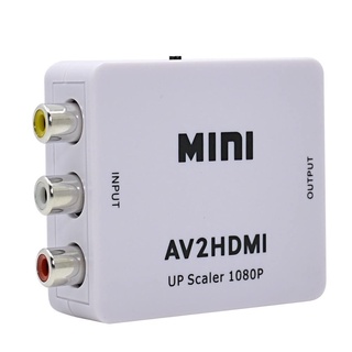 Mini Adaptador Conversor Entrada Av Rca Saída Hdmi AV2HDMI