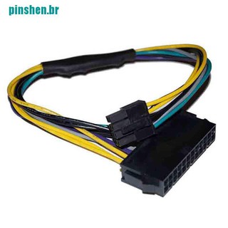 【 Pinshen】 24 Pinos Fêmea Para Dell Optiplex Servidor Motherboard 8 Pinos Macho Cabo Adaptador De Energia