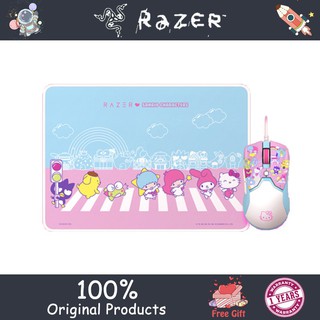 Razer Hello Kitty Gaming Mouse, A Nova Edição Limitada De 2020 Vaquinha Bonito Mouse E Mouse Pad Set, 8500dpi Com Fio (1)