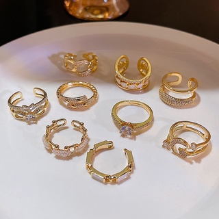 Shuling Venda Quente Abertura Ajustável Anéis De Pérola Top Quality Moda Feminina Anéis Mão Jóias Acessórios De Moda Feminina
