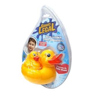 Brinquedo Pato De Borracha Para Banho Bebês Pata + Patinhos