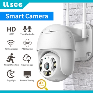 (New Arrive)LLSEE icsee 1080p Wifi Ptz Câmera IP CCTV Externo Monitor de Câmera de Vigilância Câmera Segurança Wifi Externa IP Security Camera Tracking Infrared Night Vision Camera