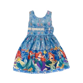 Vestido infantil Ariel- Vestido festa/menina/temático sereia (1)