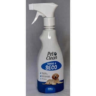 Banho A Seco Para Cães E Gatos Sem Enxague 500ml Pet Clean