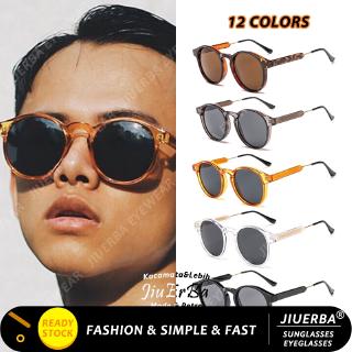 Óculos De Sol De Sol Unissex Laranja Quadro Coreano Retrô Cores Pastéis Ulzzang / Masculino