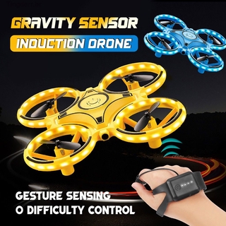 Mini Sensor De Gravidade Indução Com Controle Por Relógio E Drone Com Luz Colorida