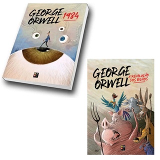 Kit Livros 1984 e Revolução dos Bichos George Orwell - Melhor Preço!