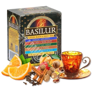 Chá Basilur - Assorted Ceylon Black & Green Teas - Sri Lanka