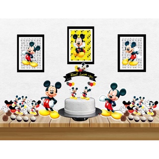 Kit Festa Simples - É só um bolinho, Minnie, Mickey
