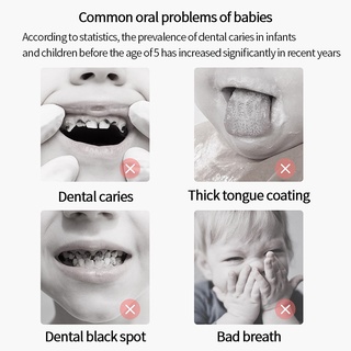 Escova De Dentes Infantil De Silicone Flexível Com 2-12 Anos Escova De Dentes Para Crianças (9)
