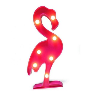 Abajur Luminária Led Decorativo Enfeite Flamingo (1)