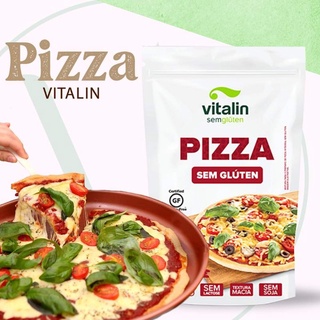 Mistura para Massa de Pizza Sem Glúten Sem Lactose 200g Vitalin