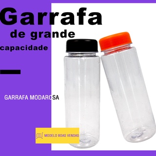 Mini Garrafa Squeeze Copo Plástico 450ml Com Tampa Portátil