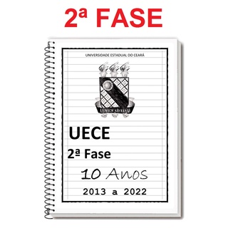 UECE - 2ª FASE 2022/2023 - Apostila de Provas + Gabarito + Folhas de Redação