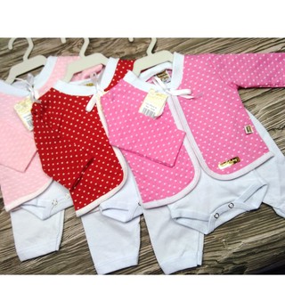 Roupa de Bebê Conjunto Infantil Pagão Menina Linha Premium Kit com 3 (3)