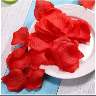 100 Pétalas de Rosas Artificiais Vermelha - Amor; Namorados; Surpresa (1)