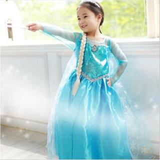 Jx- Fantasia Infantil Feminina De Princesa Para Festa De 3-8 Anos (4)