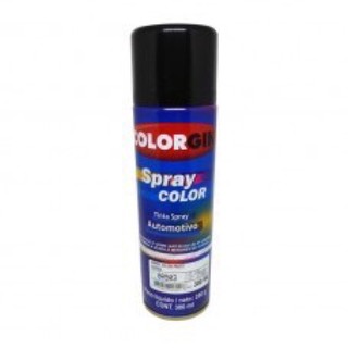 Spray Automotivo Colorgin Preto Brilhante 300ml