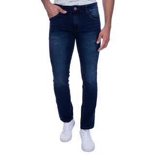 Calça Jeans Masculina Slim Lycra Elastano Basica 40 ao 46 (1)