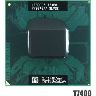 Intel Core 2 Duo T7400 SL9SE 2.1 GHz Dual-Core Dual-Thread CPU Processor 4M 34W Socket M / mPGA478MT