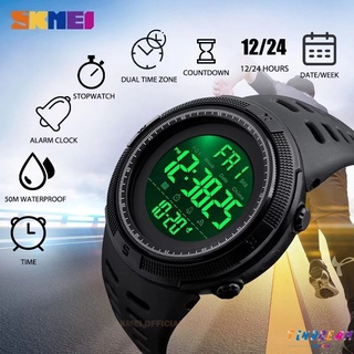 SKMEI Relógio Masculino Esportivos Digitais Moda Casual Eletrônico Impermeável De Pulso Militar Digital Relógio Jackson